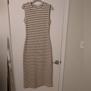 NWT Striped Sleeveless Dress